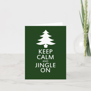 Cartes Pour Fêtes Annuelles Restez calme et allumez-vous