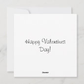 Cartes Pour Fêtes Annuelles Restez un Saint-Valentin Squelettique (Dos)