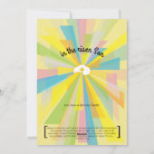 Cartes Pour Fêtes Annuelles Résurrection de Pâques (Dos)