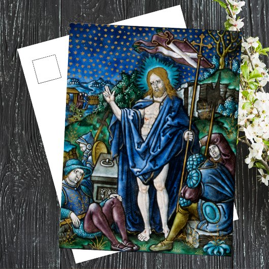 Cartes Pour Fêtes Annuelles Résurrection religieuse catholique de Pâques