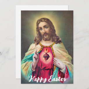Cartes Pour Fêtes Annuelles Résurrection religieuse de Pâques Jésus