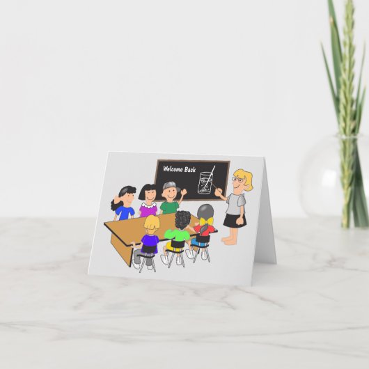 Cartes Pour Fêtes Annuelles Retour à l'école (Devant)