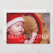 Cartes Pour Fêtes Annuelles Retro art déco Joyeux Noël photo (Devant)