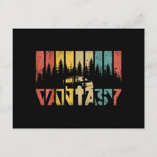 Cartes Pour Fêtes Annuelles Retro Camper Van Life - Vintage Vanlife