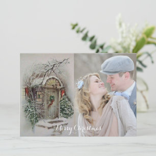 Cartes Pour Fêtes Annuelles Retro Christmas Card Ajouter votre photo