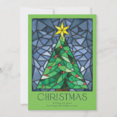 Cartes Pour Fêtes Annuelles Retro Christmas Photo Tree Star (Devant)