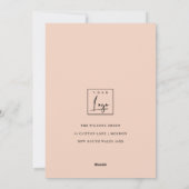 Cartes Pour Fêtes Annuelles Retro Forest Green Christmas Tree Logo d'entrepris (Dos)