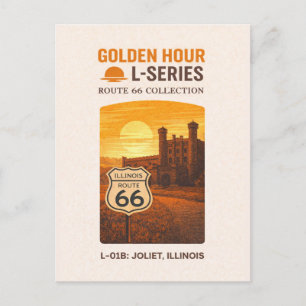 Cartes Pour Fêtes Annuelles Rétro Joliet Illinois Route 66 Monument Historique