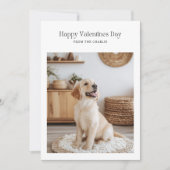 Cartes Pour Fêtes Annuelles Retro Joyeux Valentines Jour Chien Animal de Compa (Devant)