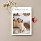 Cartes Pour Fêtes Annuelles Retro Joyeux Valentines Jour Chien Animal de Compa
