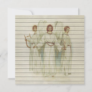 Cartes Pour Fêtes Annuelles Retro Noël religieux Vintage
