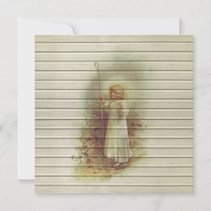 Cartes Pour Fêtes Annuelles Retro Noël religieux Vintage
