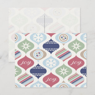 Cartes Pour Fêtes Annuelles Retro Noël Vintage Luxe