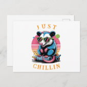Cartes Pour Fêtes Annuelles Rétro Opossum Autre Salutation (Devant / Derrière)