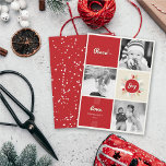 Cartes Pour Fêtes Annuelles Retro Peace Love Joy Christmas 3 Photo Collage<br><div class="desc">Conçu par fat*fa*tin. Facile à customiser avec votre propre texte,  photo ou image. Pour des demandes personnalisées,  veuillez contacter fat*fa*tin directement. Des frais personnalisés s'appliquent. www.zazzle.com/fat_fa_tin www.zazzle.com/color_therapy www.zazzle.com/fatfatin_blue_knot www.zazzle.com/fatfatin_red_knot www.zazzle.com/fatfatin_mini_me www.zazzle.com/fatfatin_box www.zazzle.com/fatfatin_design www.zazzle.com/fatfatin_ink</div>