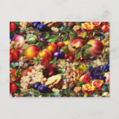 Cartes Pour Fêtes Annuelles Retro Rustique Fruit Fruit Fruit Fruit Tropical Ét (Devant)