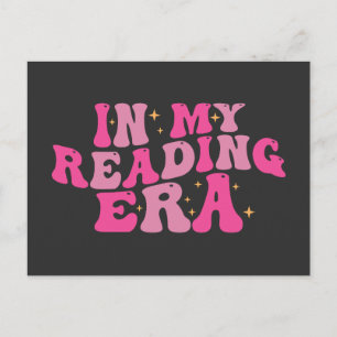 Cartes Pour Fêtes Annuelles Retro Super Dans Mon Époque De Lecture