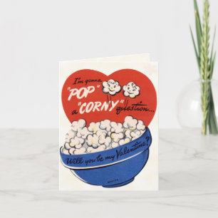 Cartes Pour Fêtes Annuelles Retro Valentine Card for Kids