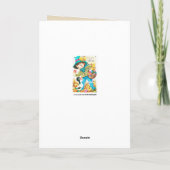 Cartes Pour Fêtes Annuelles Retro vintage de Pâques (Dos)