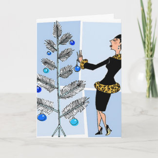 Cartes Pour Fêtes Annuelles rétro-xmas