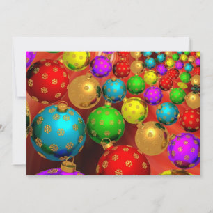 Cartes Pour Fêtes Annuelles Réunion de décorations de Noël
