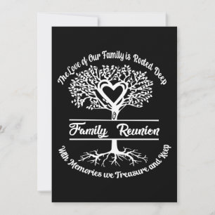 Cartes Pour Fêtes Annuelles Réunion Familiale L'Amour De Notre Famille