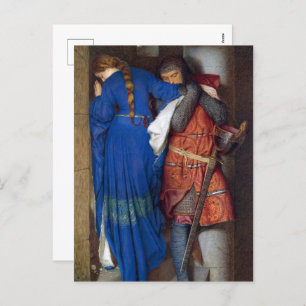 Cartes Pour Fêtes Annuelles Réunion sur les escaliers de la tourelle par F. W.