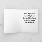 CARTES POUR FÊTES ANNUELLES RÉUNIONS-NOUS CETTE SAISON DE VACANCES (Intérieur)