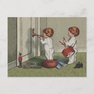 Cartes Pour Fêtes Annuelles Réveillez-vous son joli enfant de Noël