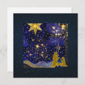 Cartes Pour Fêtes Annuelles Réveillon de Noël (Devant / Derrière)