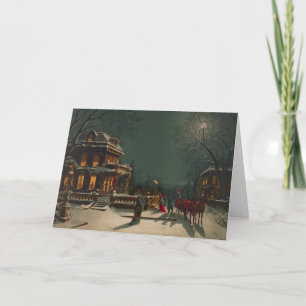 Cartes Pour Fêtes Annuelles Réveillon de Noël