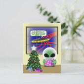 Cartes Pour Fêtes Annuelles Réveillon de Noël (Debout devant)