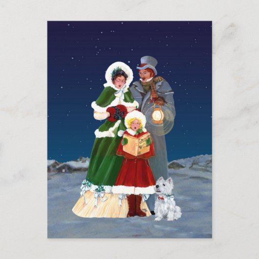 Cartes Pour Fêtes Annuelles Réveillon de Noël (Devant)