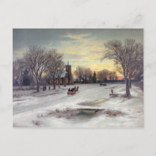 Cartes Pour Fêtes Annuelles Réveillon de Noël