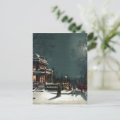 Cartes Pour Fêtes Annuelles Réveillon de Noël 1880 (Debout devant)