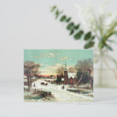 Cartes Pour Fêtes Annuelles Réveillon de Noël 1898 (Debout devant)