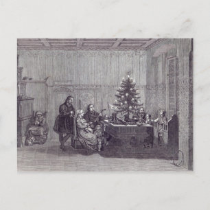 Cartes Pour Fêtes Annuelles Réveillon de Noël en Allemagne