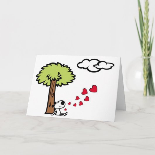 Cartes Pour Fêtes Annuelles Rêver d'amour (Devant)