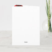 Cartes Pour Fêtes Annuelles Rêver de Noël blanc (Dos)