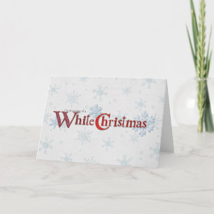 Cartes Pour Fêtes Annuelles Rêver d'un Noël blanc