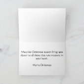 Cartes Pour Fêtes Annuelles Rêver d'un Noël blanc (Noël) (Intérieur)