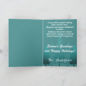 Cartes Pour Fêtes Annuelles Rêves enneigés et verdure éternelle (Intérieur)