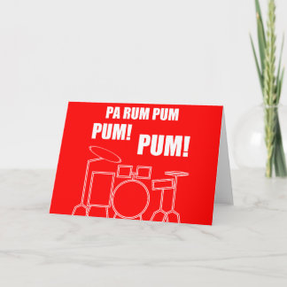 Cartes Pour Fêtes Annuelles Rhum Pum Pum Pum de PA