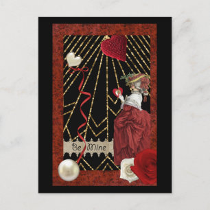 Cartes Pour Fêtes Annuelles Rich Reds Marie Antoinette Mode Saint-Valentin