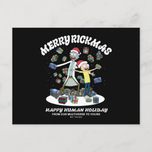 Cartes Pour Fêtes Annuelles Rick et Morty Merry Rickmas Présente