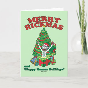 Cartes Pour Fêtes Annuelles Rick et Morty Portail Rick Joyeux Rickmas
