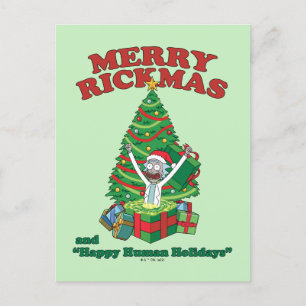Cartes Pour Fêtes Annuelles Rick et Morty   Portail Rick Merry Rickmas