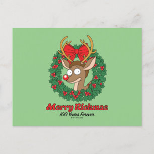 Cartes Pour Fêtes Annuelles Rick et Morty Renne Morty Joyeux Rickmas