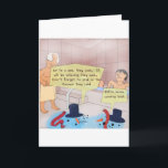 Cartes Pour Fêtes Annuelles Rick London Comic Snowman Dons Amusants<br><div class="desc">Vous regardez un cadeau, tee, tasse, coque d'appareil mobile, sac extravagant, casquette, porte - clé ou tout autre cadeau de collection créé par Rick London de Google #1 rangé offbeat Londons Times Cartoons. Cet article est intitulé "Vacances de Snowman". Chaque article est produit à partir de matériaux de la plus...</div>