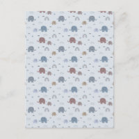 Rideau de douche à motif éléphant maman et bébé